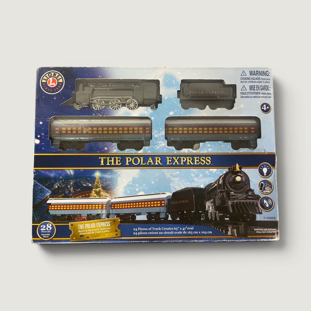 Lionel The Polar Express Battery Operated Train Set 7-11925 Sounds Light
